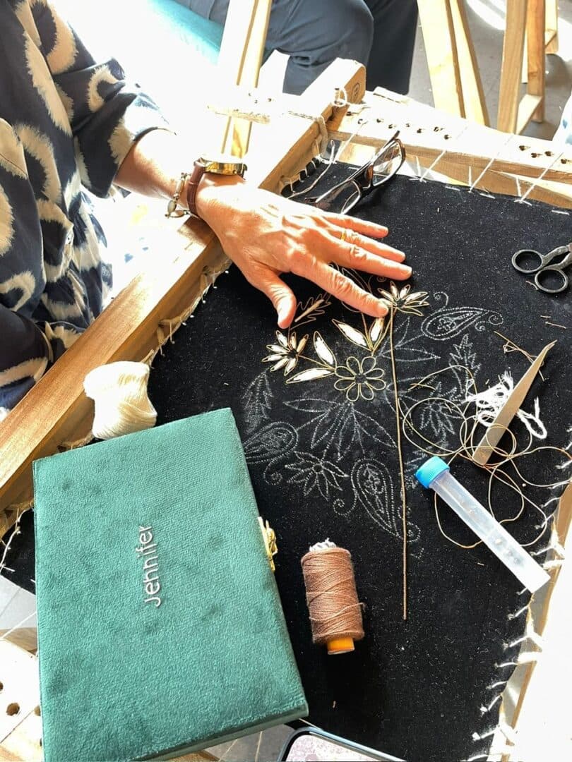 Zardozi Embroidery Workshop - Agra