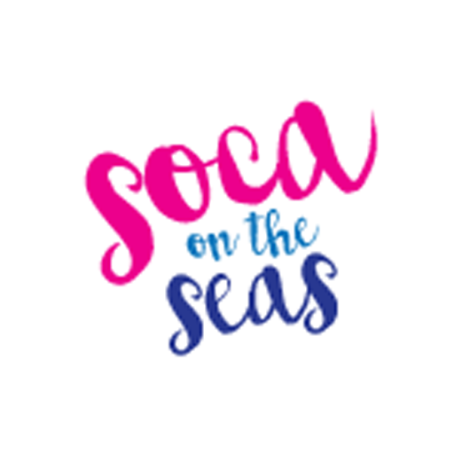 A black background with the words soca on the sea