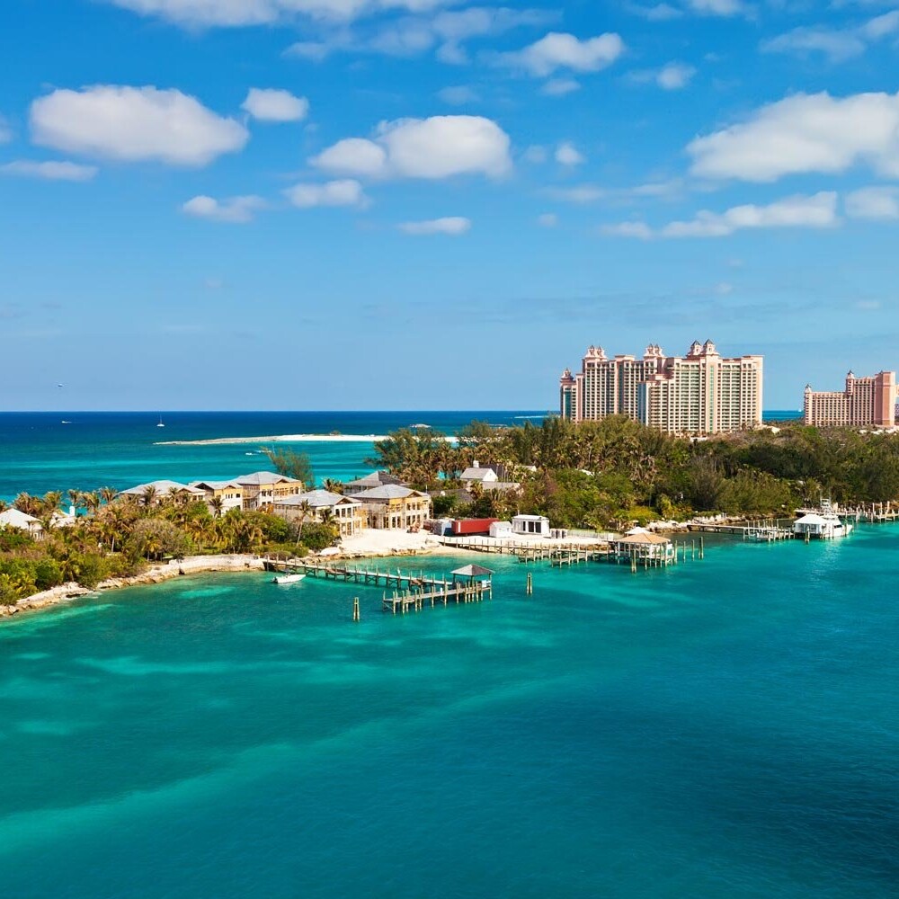 A view of the ocean from above.