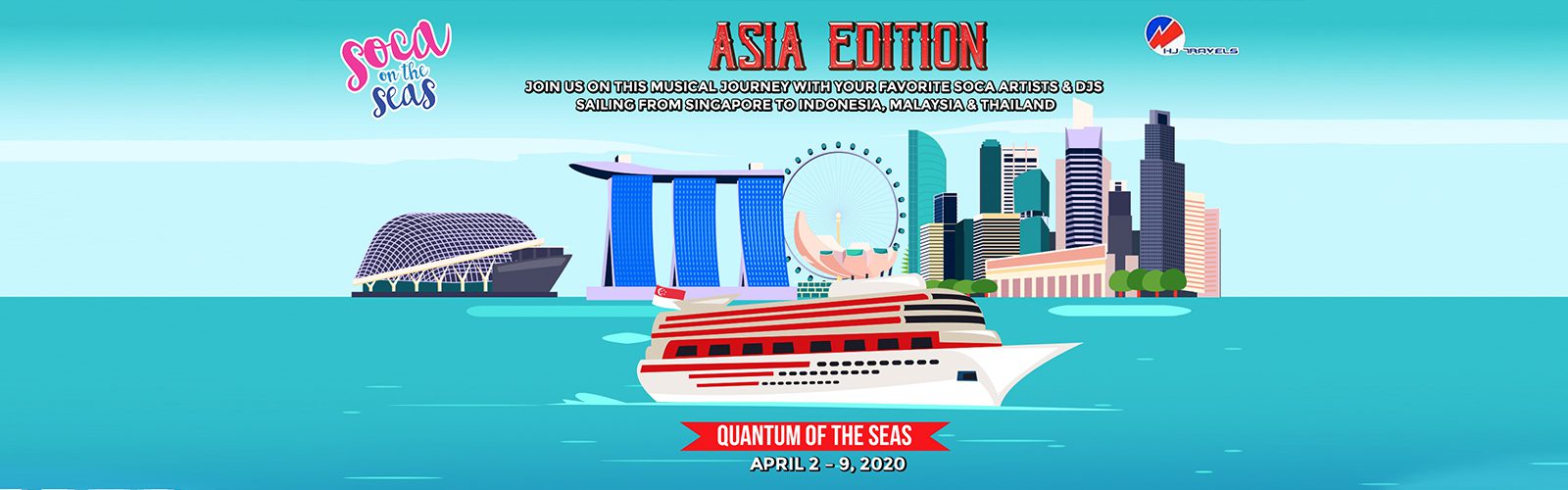 A poster of the ocean with boats and buildings.
