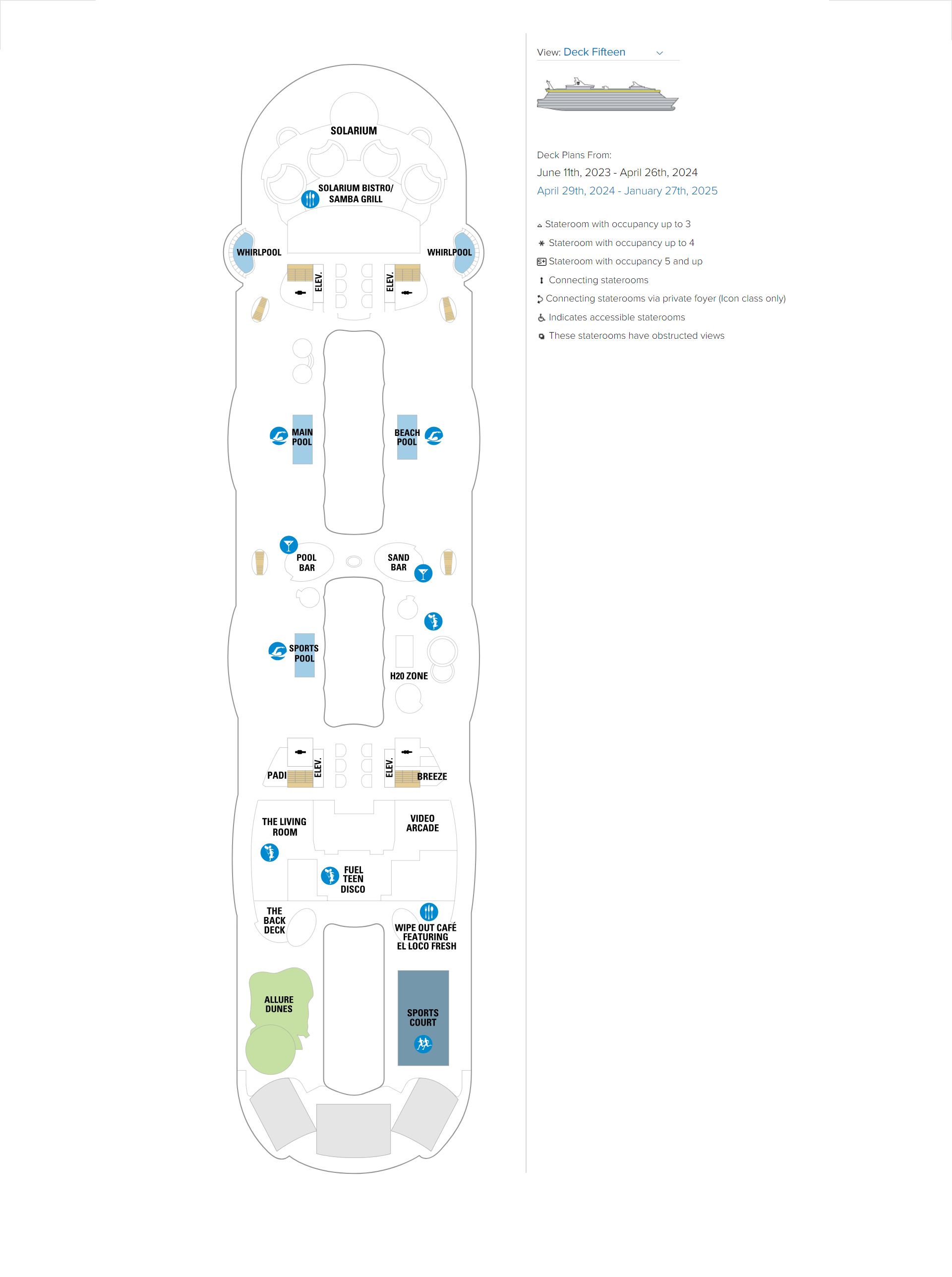 A map of the floor plan for an event.