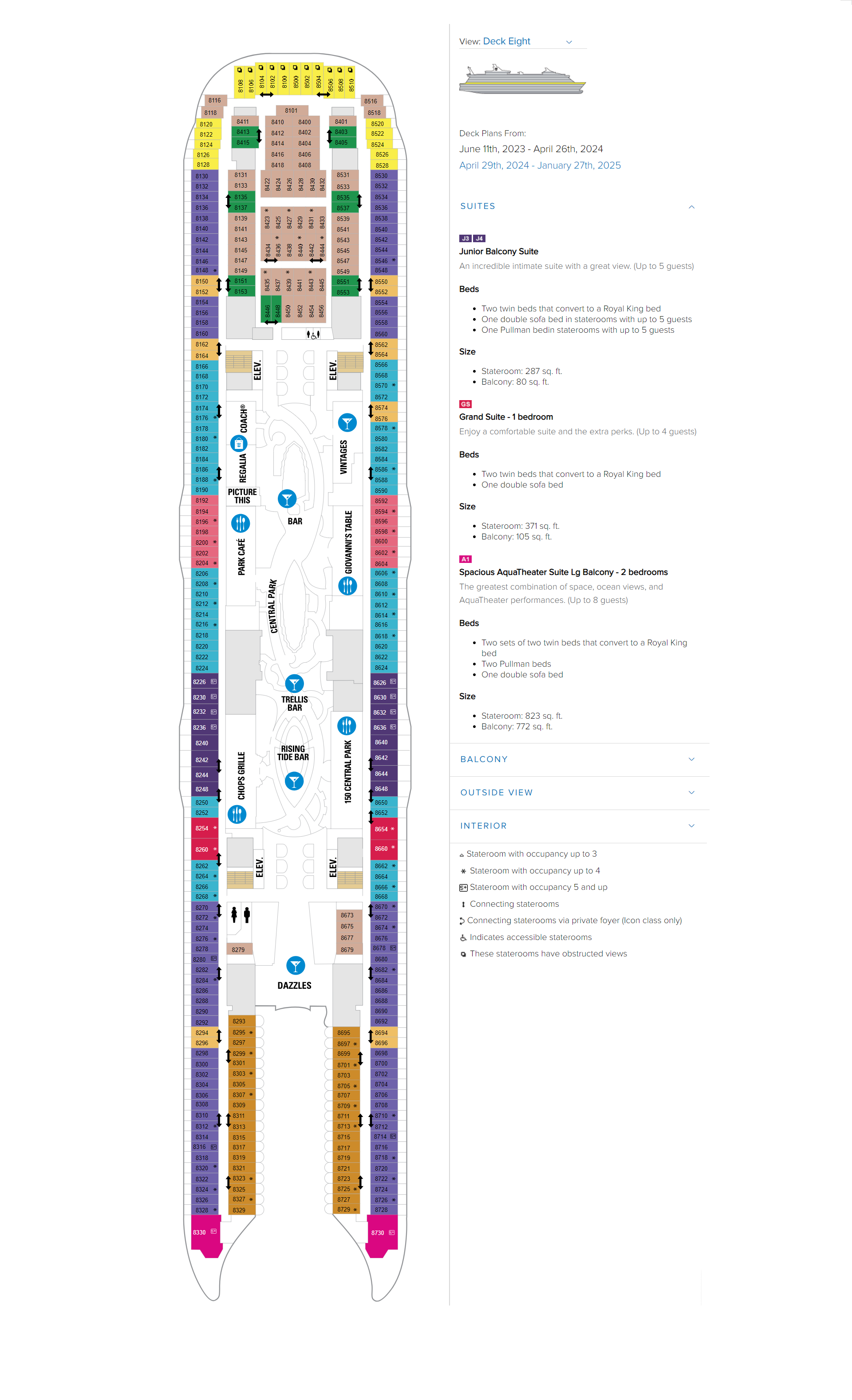 A map of the floor plan for a restaurant.